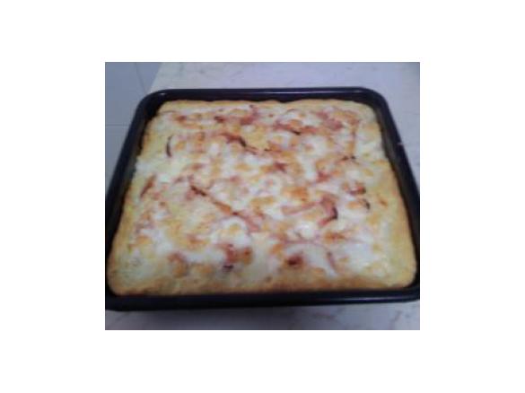 Focaccia bianca al prosciutto