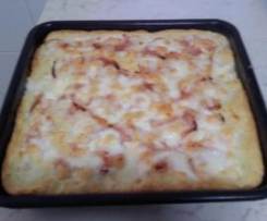 Focaccia bianca al prosciutto