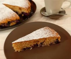 Torta integrale di mirtilli freschi (senza lattosio)