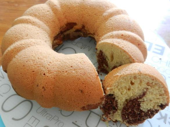 Ciambella marmorizzata con Okara