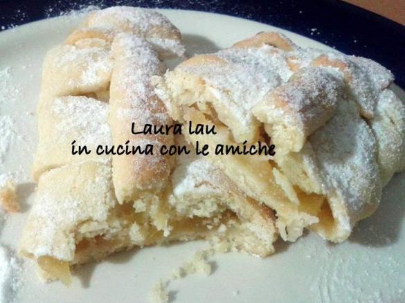 LA MIA TRECCIA DI FROLLA MELA E ZENZERO SENZA BURRO