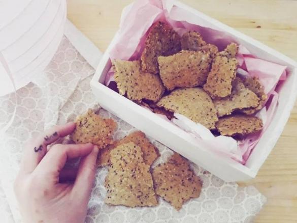 Crackers di soya, multicereali e mandorle (vegan, senza sale e glutenfree)