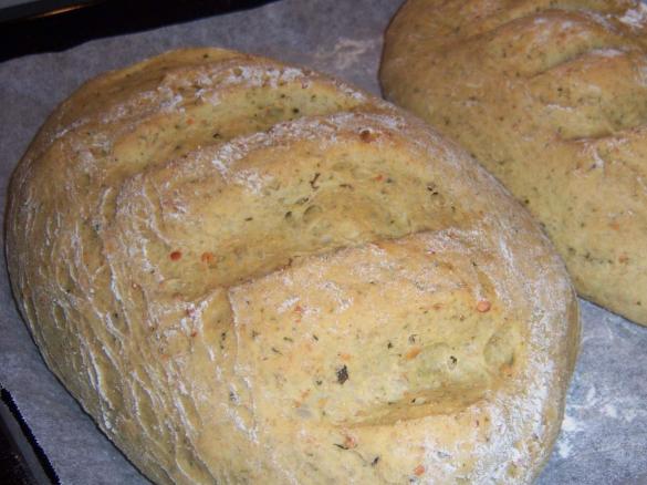 pane integrale al pesto