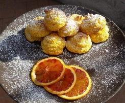 Frittelle con Cocco Zucca e Arancia al forno a modo mio 