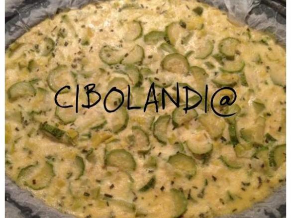 FRITTATA PORRI E ZUCCHINE