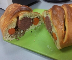 Cotechino e lenticchie in crosta di panbrioche