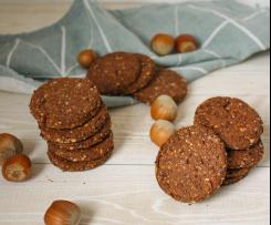 Biscotti cacao e nocciole - contest dolci senza burro e senza uova
