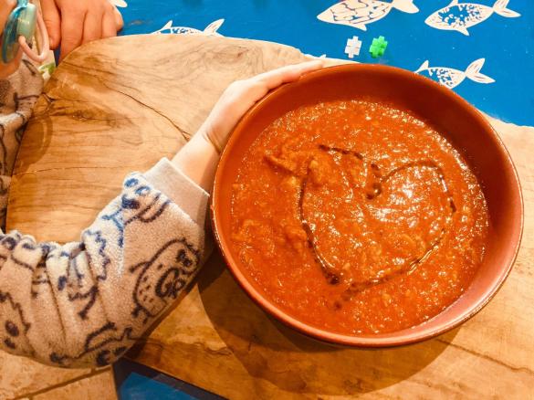 Contest funghi: Minestra d’autunno di ceci e funghi.