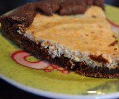 Crostata senza zucchero,cacao e arancia