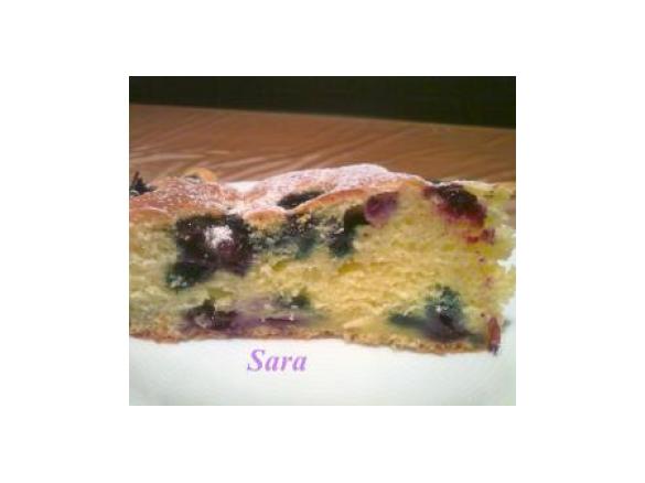 TORTA DI RICOTTA E MIRTILLI