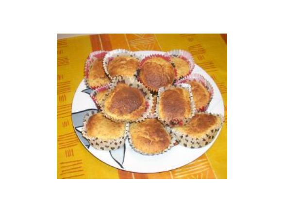 Muffin con cocco e albicocche secche