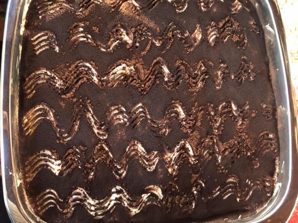 Tiramisù con crema al mascarpone cotta