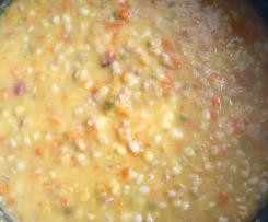 Minestra di cereali e legumi