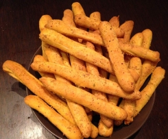 Grissini di zucca e pistacchi