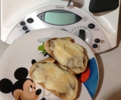 Pane alla carne gratinato