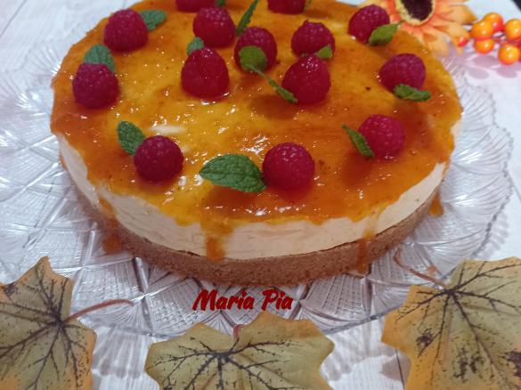CHEESECAKE CON ZUCCA LIME E ZENZERO