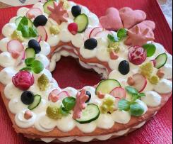 Cream tart salata (San Valentino)