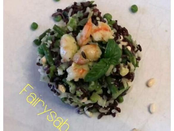 Riso Bianco & Nero fusion EurAsian Style -contest primo piatto e freddo di pesce