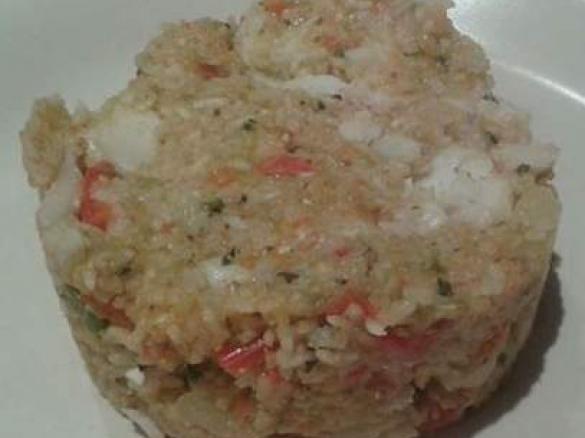 riso basmati verdure e merluzzo al varoma