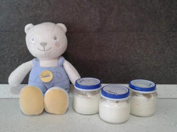 Omogeneizzato di formaggino fuso e grana  (o parmigiano)