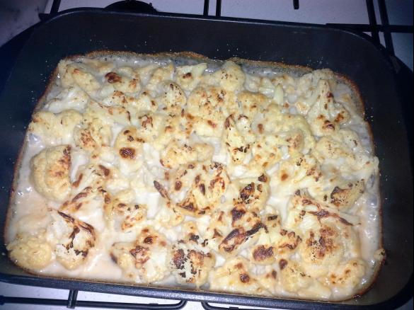 Cavolfiore gratinato con besciamella