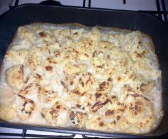 Cavolfiore gratinato con besciamella