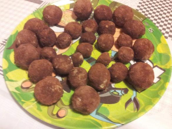 Tartufi di patate al cacao