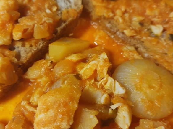 Baccalà in umido con patate