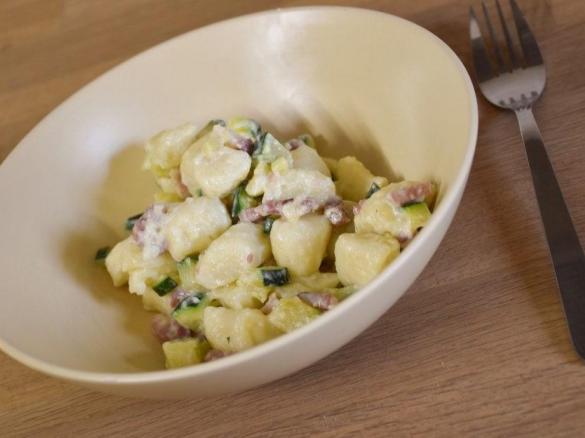 Gnocchi alle zucchine e speck