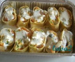 anelli al salmone affumicato