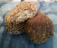 polpette di tofu e funghi per ciliaci