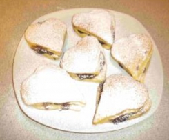 CUORI SOFFICI RIPIENI DI NUTELLA