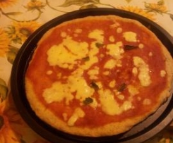 PIZZA MARGHERITA CON FARINA INTEGRALE