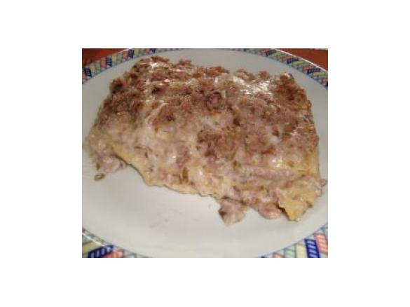 lasagne fumé al radicchio