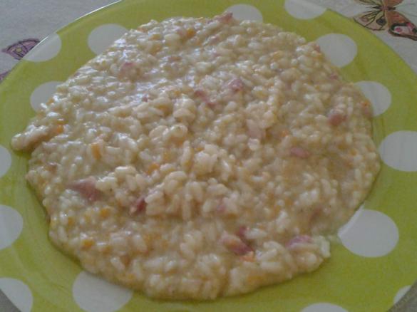 risotto bietole funghi e pancetta