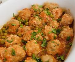 Polpette e piselli