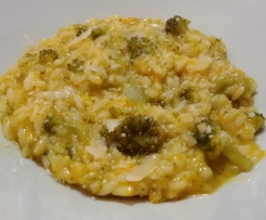 Risotto con zucca e broccoli