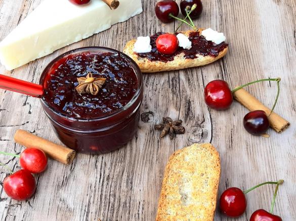 Chutney di Ciliegie aromatizzato (contest ciliegie