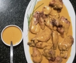 pollo senza glutine in salsa curcuma