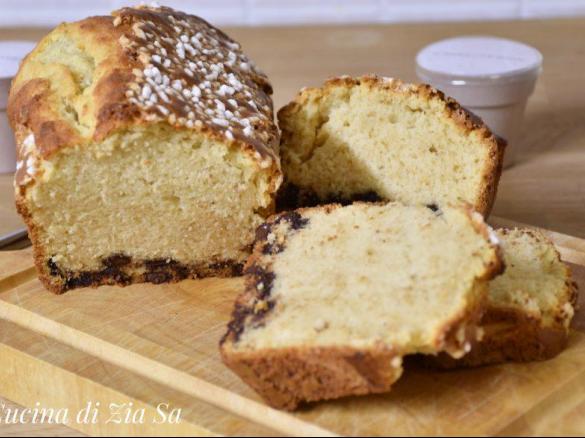 Plumcake al latte e cioccolato