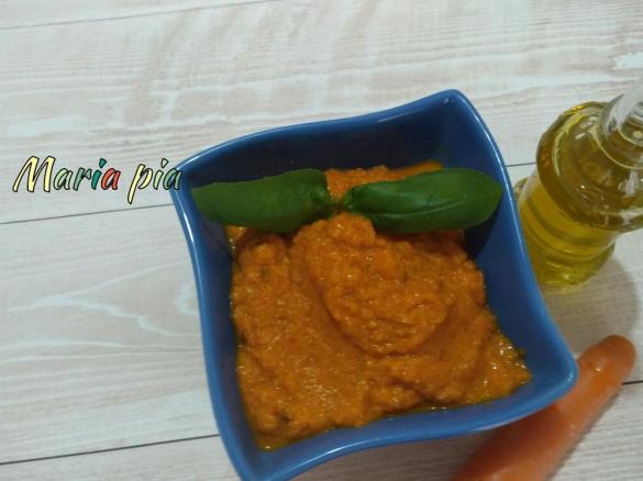PESTO DI PEPERONE E CAROTA