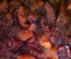 "Polpo a pignata" con patate