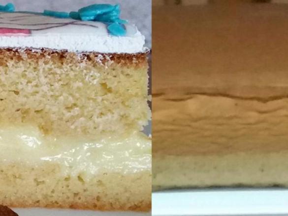 Pan di spagna senza lievito