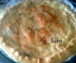 TORTA  SALATA CON PATATE TALEGGIO E SALVIA