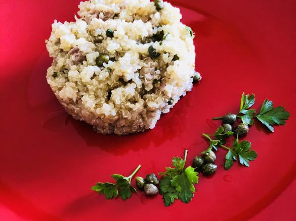 Quinoa tonno e capperi - contest primi e piatti freddi di pesce
