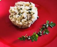 Quinoa tonno e capperi - contest primi e piatti freddi di pesce