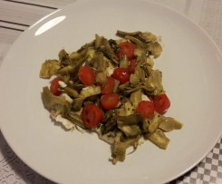 Filetti di orata con i carciofi