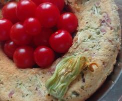 CIAMBELLONE SALATO ZUCCHINE SPECK E ROBIOLA