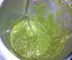 Pesto rucola, mandorle  e pistacchio 