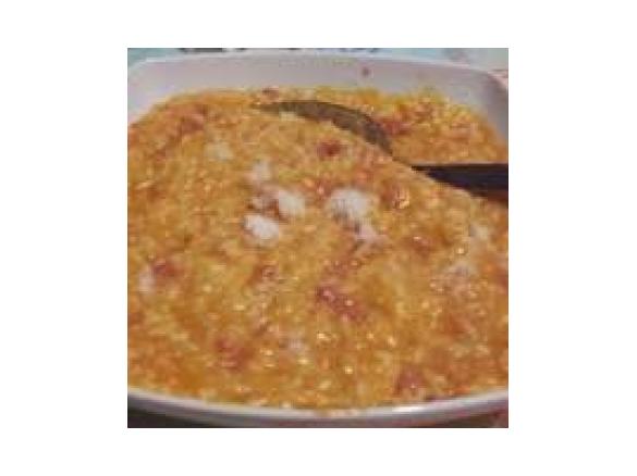 Risotto zucca e salsiccia